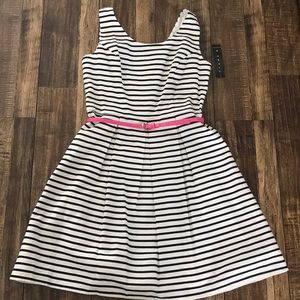 Tiana B. Dresses - NWT Tiana B Black and White striped dress Tiana B. Dresses - NWT Tiana B Black and White striped dress